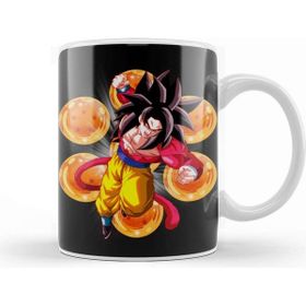 Baskı Dükkanı Super Saiyan Goku Porselen Kupa