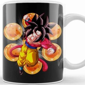 Baskı Dükkanı Super Saiyan Goku Porselen Kupa