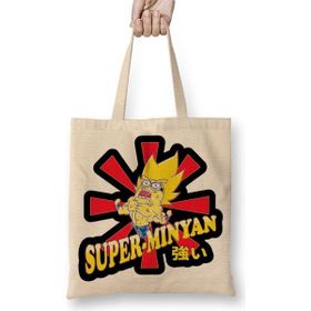 Baskı Dükkanı Super Süper Minion Minyan Bez Çanta