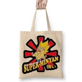Baskı Dükkanı Super Süper Minion Minyan Bez Çanta