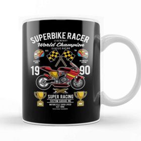 Baskı Dükkanı Superbike Racer World Championship Kupa