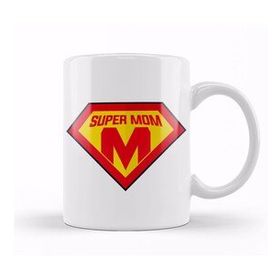 Baskı Dükkanı Superhero Super Mom Süperanne 01 Kupa