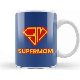 Baskı Dükkanı Supermom Süperanne 017 Beyaz Porselen Kupa Bardak