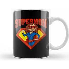 Baskı Dükkanı Supermom Süperanne 019 Beyaz Porselen Kupa Bardak