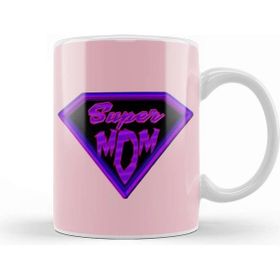 Baskı Dükkanı Supermom Süperanne 020 Beyaz Porselen Kupa Bardak