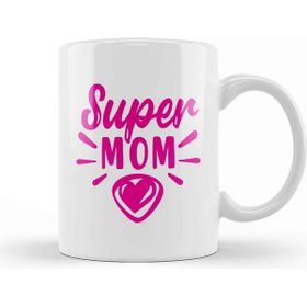 Baskı Dükkanı Supermom Süperanne 022 Beyaz Porselen Kupa Bardak