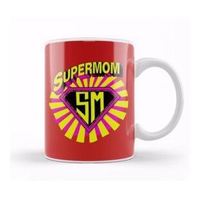 Baskı Dükkanı Supermom Süperanne 023 Beyaz Porselen Kupa Bardak