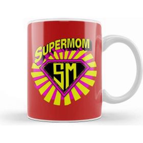 Baskı Dükkanı Supermom Süperanne 023 Beyaz Porselen Kupa Bardak