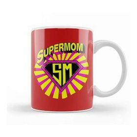 Baskı Dükkanı Supermom Süperanne 023 Beyaz Porselen Kupa Bardak