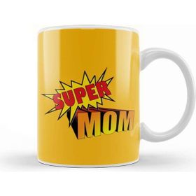 Baskı Dükkanı Supermom Süperanne 03 Beyaz Porselen Kupa Bardak