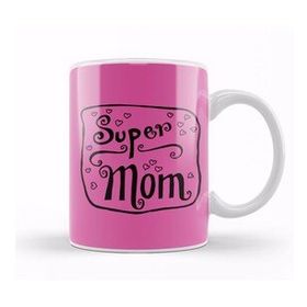 Baskı Dükkanı Supermom Süperanne 05 Beyaz Porselen Kupa Bardak