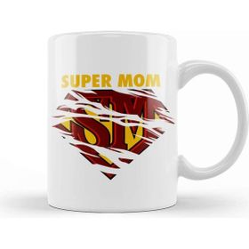 Baskı Dükkanı Supermom Süperanne 07 Beyaz Porselen Kupa Bardak