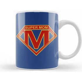 Baskı Dükkanı Supermom Süperanne Beyaz Porselen Kupa Bardak