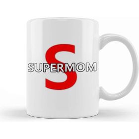 Baskı Dükkanı Supermom Süperanne Beyaz Porselen Kupa Bardak