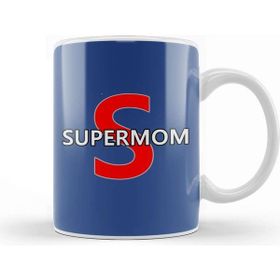 Baskı Dükkanı Supermom Süperanne Beyaz Porselen Kupa Bardak