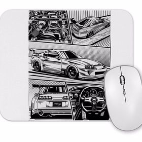 Baskı Dükkanı Supra Details White Background Mouse Pad