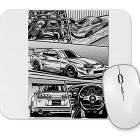Baskı Dükkanı Supra Details White Background Mouse Pad