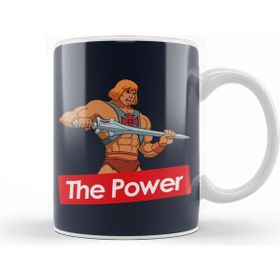 Baskı Dükkanı Supreme He Man The Power Masters Of The Universe Beyaz Porselen Kupa Bardak