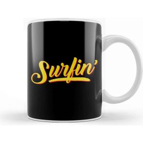 Baskı Dükkanı Surfin Worn By Rodney Bingenheimer Beyaz Porselen Kupa Bardak