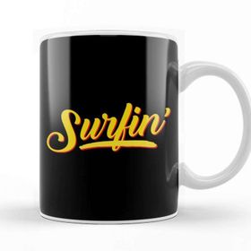Baskı Dükkanı Surfin Worn By Rodney Bingenheimer Beyaz Porselen Kupa Bardak