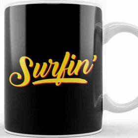 Baskı Dükkanı Surfin Worn By Rodney Bingenheimer Beyaz Porselen Kupa Bardak
