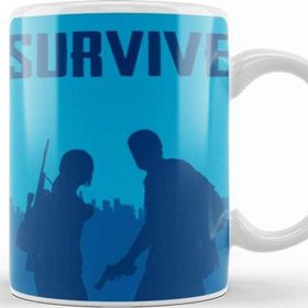 Baskı Dükkanı Survive Video Games Beyaz Porselen Kupa Bardak