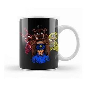 Baskı Dükkanı Surviving Five Nights Of Work Five Nights At Freddys Beyaz Porselen Kupa Bardak