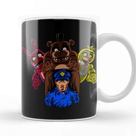 Baskı Dükkanı Surviving Five Nights Of Work Five Nights At Freddys Beyaz Porselen Kupa Bardak