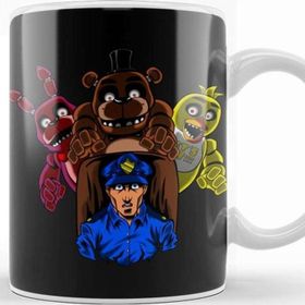 Baskı Dükkanı Surviving Five Nights Of Work Five Nights At Freddys Beyaz Porselen Kupa Bardak
