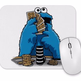 Baskı Dükkanı Susam Sokağı Kurabiye Canavarı Poker Mouse Pad