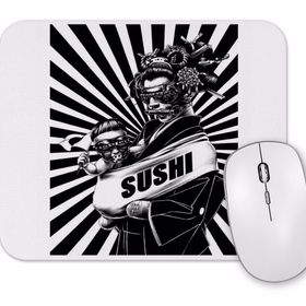 Baskı Dükkanı Sushi Mouse Pad