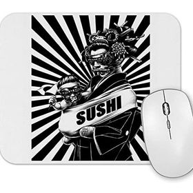 Baskı Dükkanı Sushi Mouse Pad