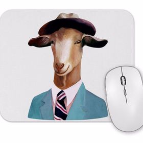 Baskı Dükkanı Suslu Keçi Grafiği Mouse Pad