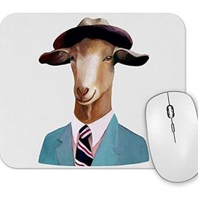 Baskı Dükkanı Suslu Keçi Grafiği Mouse Pad