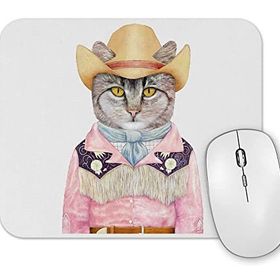 Baskı Dükkanı Suslu Kedi Cats Mouse Pad