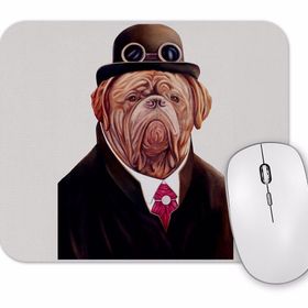Baskı Dükkanı Suslu Pug Köpek Mouse Pad