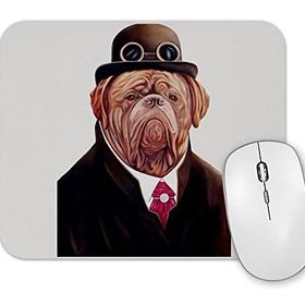 Baskı Dükkanı Suslu Pug Köpek Mouse Pad