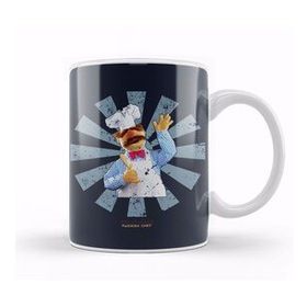 Baskı Dükkanı Swedish Chef Retro Japanese Muppets Beyaz Porselen Kupa Bardak