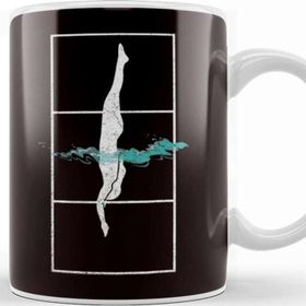 Baskı Dükkanı Swim Dive Swimming Pool Swimmer Water Sports Coach Athlete Beyaz Porselen Kupa Bardak