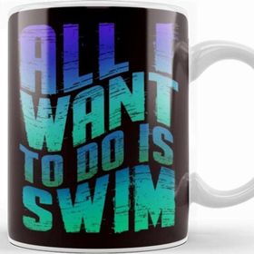 Baskı Dükkanı Swim Swimmer Swimming Pool Instructor Coach Water Sports Beyaz Porselen Kupa Bardak