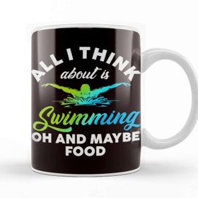 Baskı Dükkanı Swimming Swimmer Swim Pool Water Sports Freestyle Athlete Beyaz Porselen Kupa Bardak