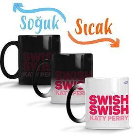 Baskı Dükkanı Swish Swish Sihirli Porselen Kupa