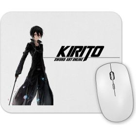 Baskı Dükkanı Sword Art Online Kirito Kirigaya Kazuto Anime Mouse Pad