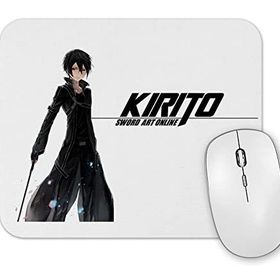 Baskı Dükkanı Sword Art Online Kirito Kirigaya Kazuto Anime Mouse Pad