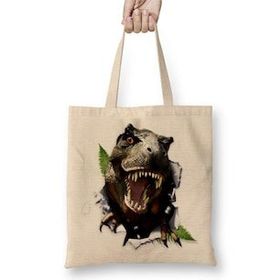 Baskı Dükkanı T Rex Bez Çanta