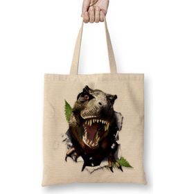 Baskı Dükkanı T Rex Dinazor Bez Çanta