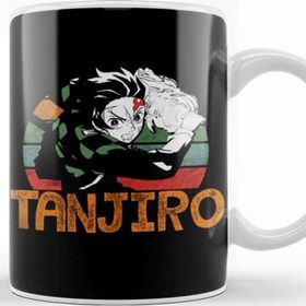 Baskı Dükkanı Tanjiro Vintage Kupa