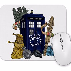 Baskı Dükkanı Tardis Doctor Who Mouse Pad