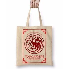 Baskı Dükkanı Targaryen House Bez Çanta