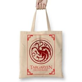 Baskı Dükkanı Targaryen House Bez Çanta